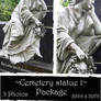 Cemetery statue package 1