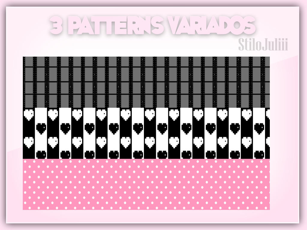 Patterns Photoshop by StiloJuliii on DeviantArt