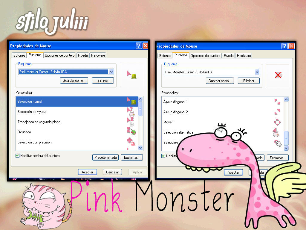 Pink MonsterCursor-StiloJuliii DA