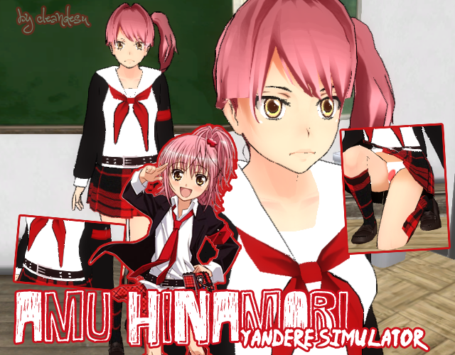 Amu Hinamori Skin for YANDERE SIMULATOR~