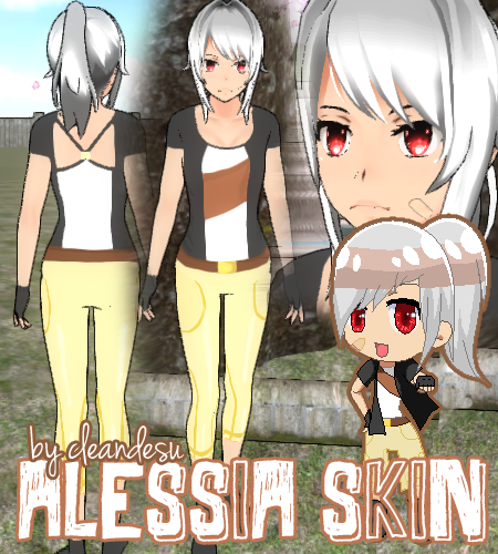C Om Alessia Skin For Yandere Simulator By Cleandesu On Deviantart