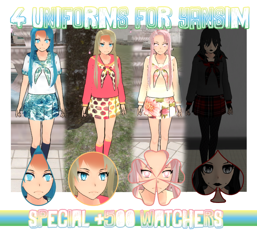 [500+ WATCHERS] 4 UNIFORMS FOR YANSIM