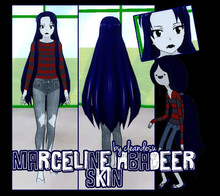 [R]EQ. Marceline Skin for YANDERE SIMULATOR~