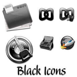 Black Icons for Mac