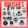 BRUSHES / K-Pop Logo - STARRY.MIN