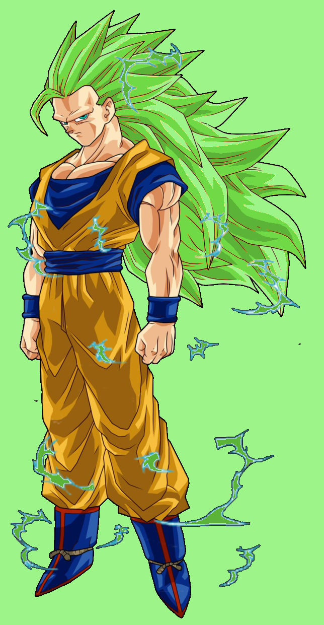Super Saiyan 3 Green Goku! by OmniSuperSaiyan3 on DeviantArt
