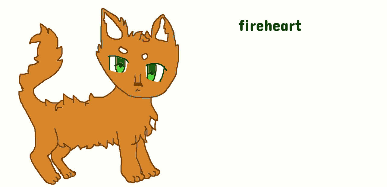 how i can draw fireheart warriorcats by kikidaveryweirdkitty on DeviantArt