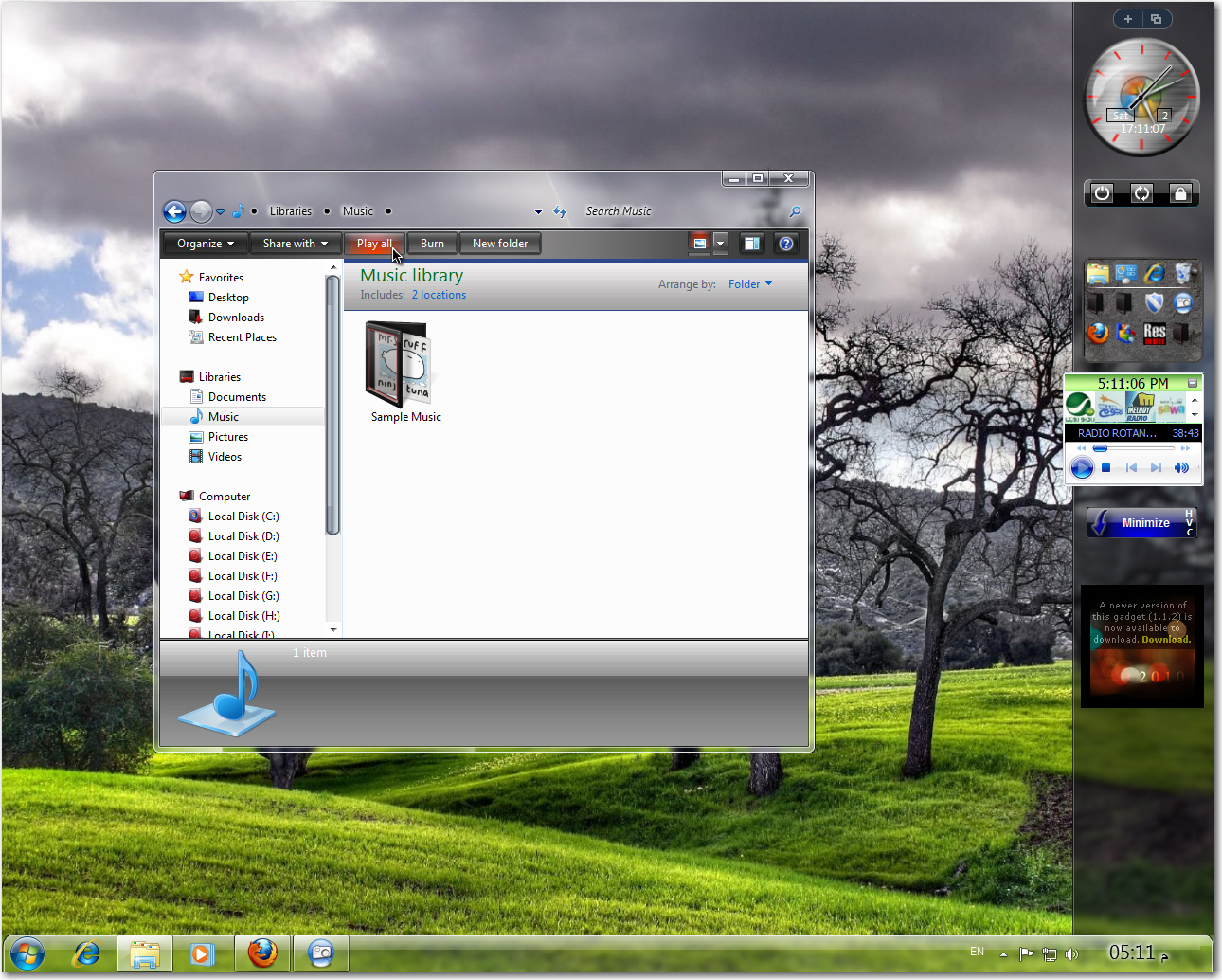 Leak aero theme for windows 7