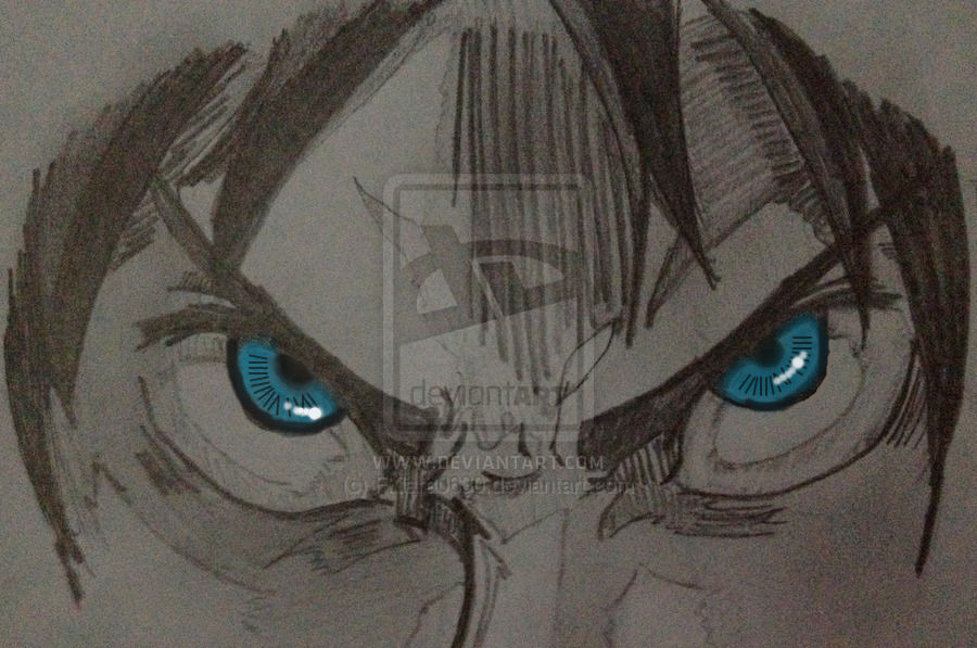 Eren Jaeger Colored by FKiara0630 on DeviantArt
