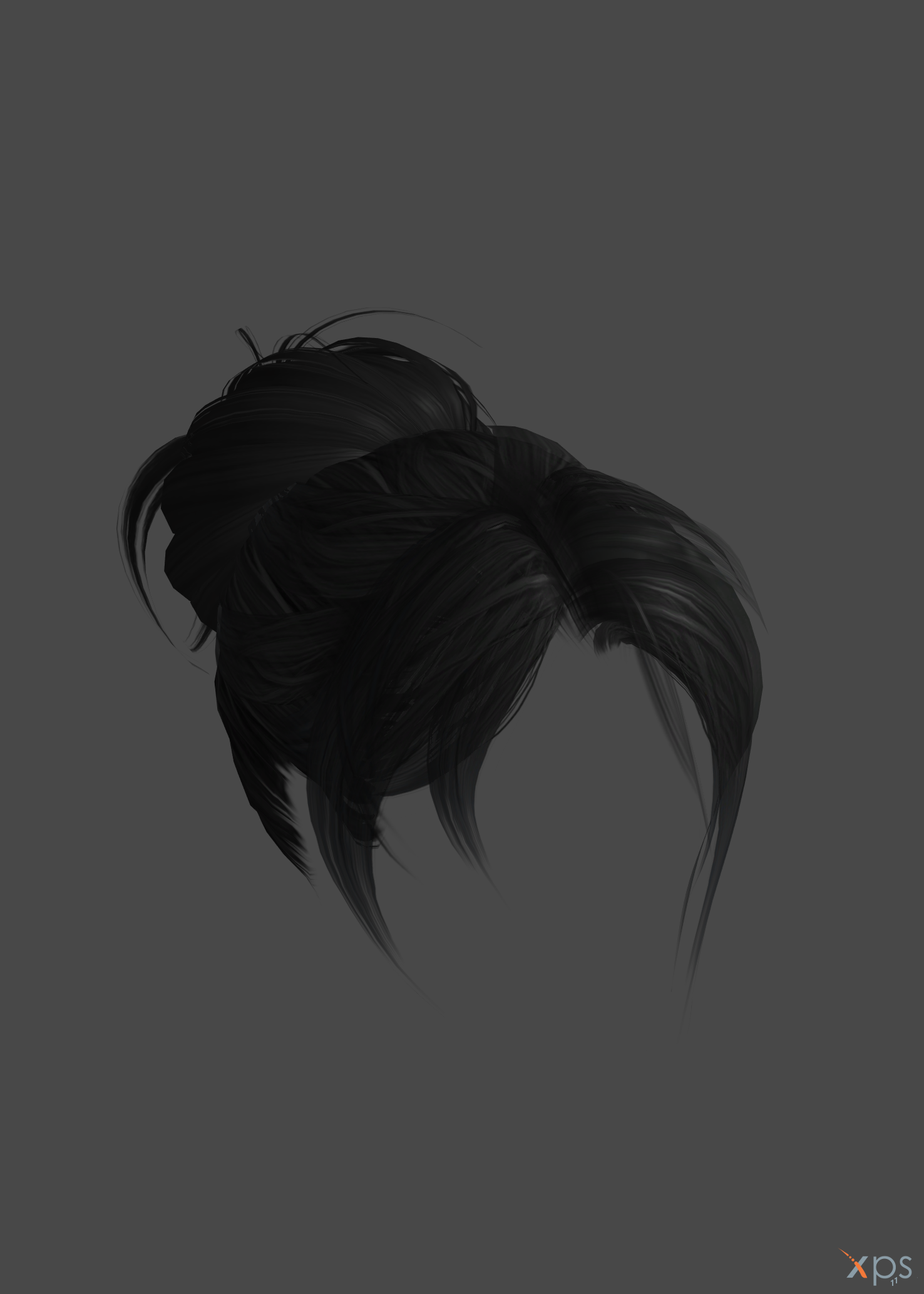 Hair Bun for Momiji - Xps [DL] by Chiro27 on DeviantArt