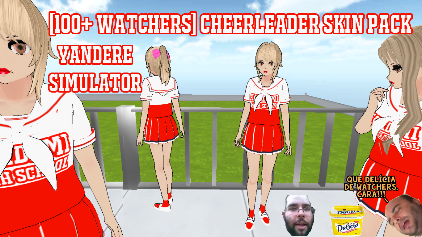 Cheerleader Skin Pack - Yandere Simulator