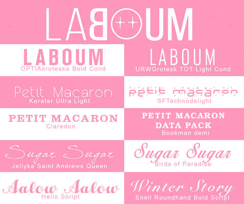 LABOUM Fonts