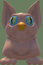 Naked Furby (FBX+Blender)