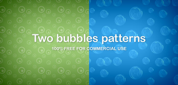 Two bubbles patterns