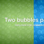 Two bubbles patterns