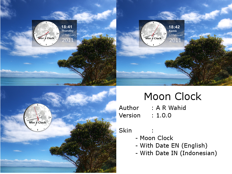 Moon Clock