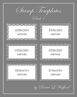 Stamp Templates Pack 1