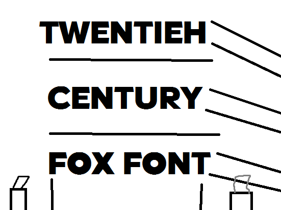 20th Century Fox Font 8D