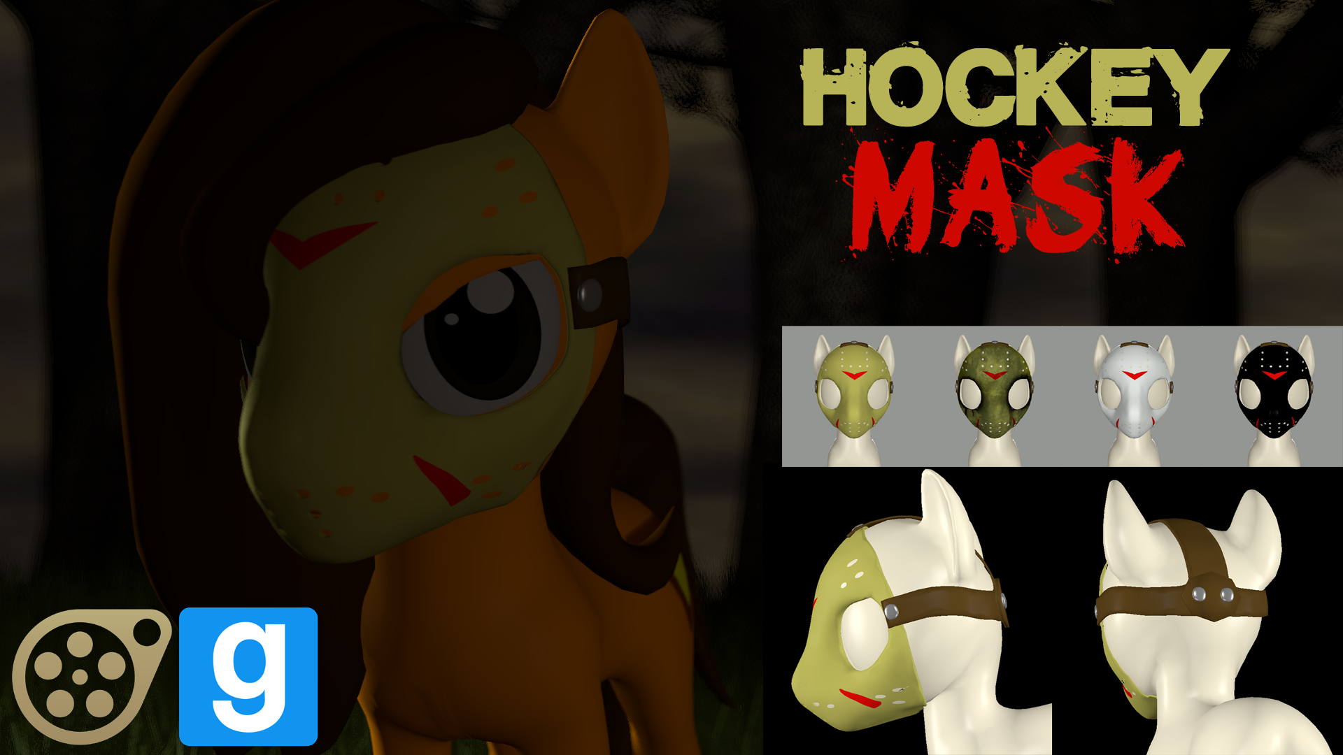 Pony Hockey Mask (DL) (2026 REPAIR UPDATE!)