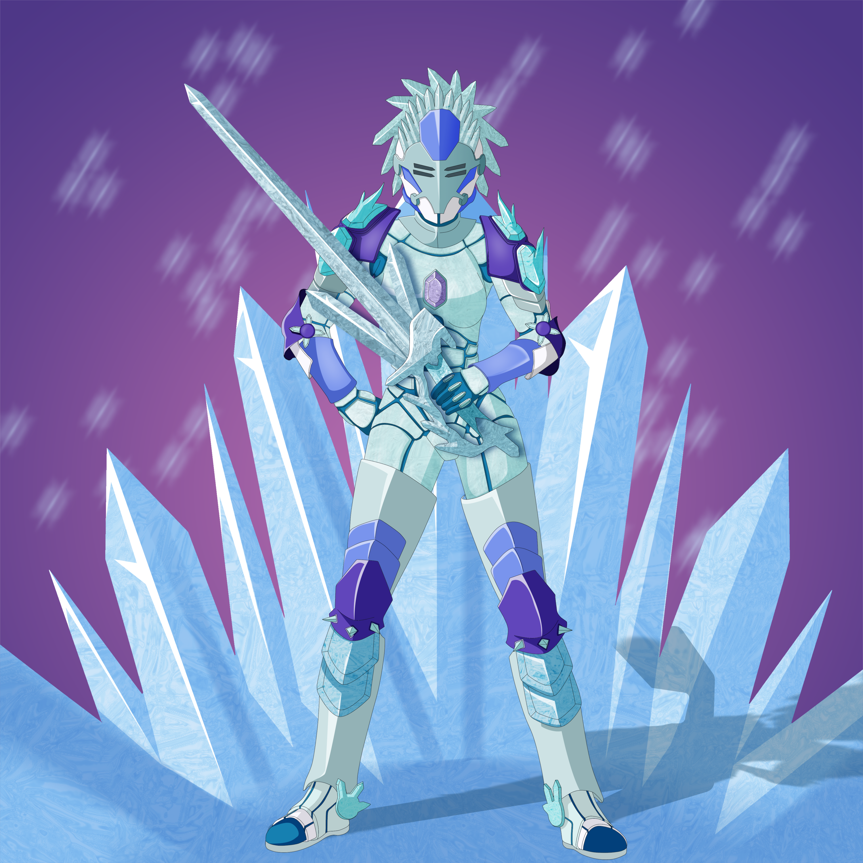 Knight of Ice by ChaosPhantom444 on DeviantArt