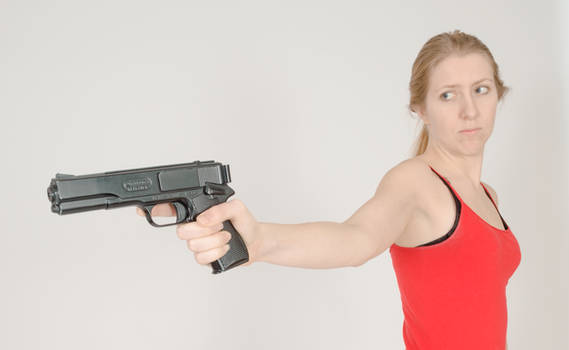 Gun Stock - Foreshortening Portrait