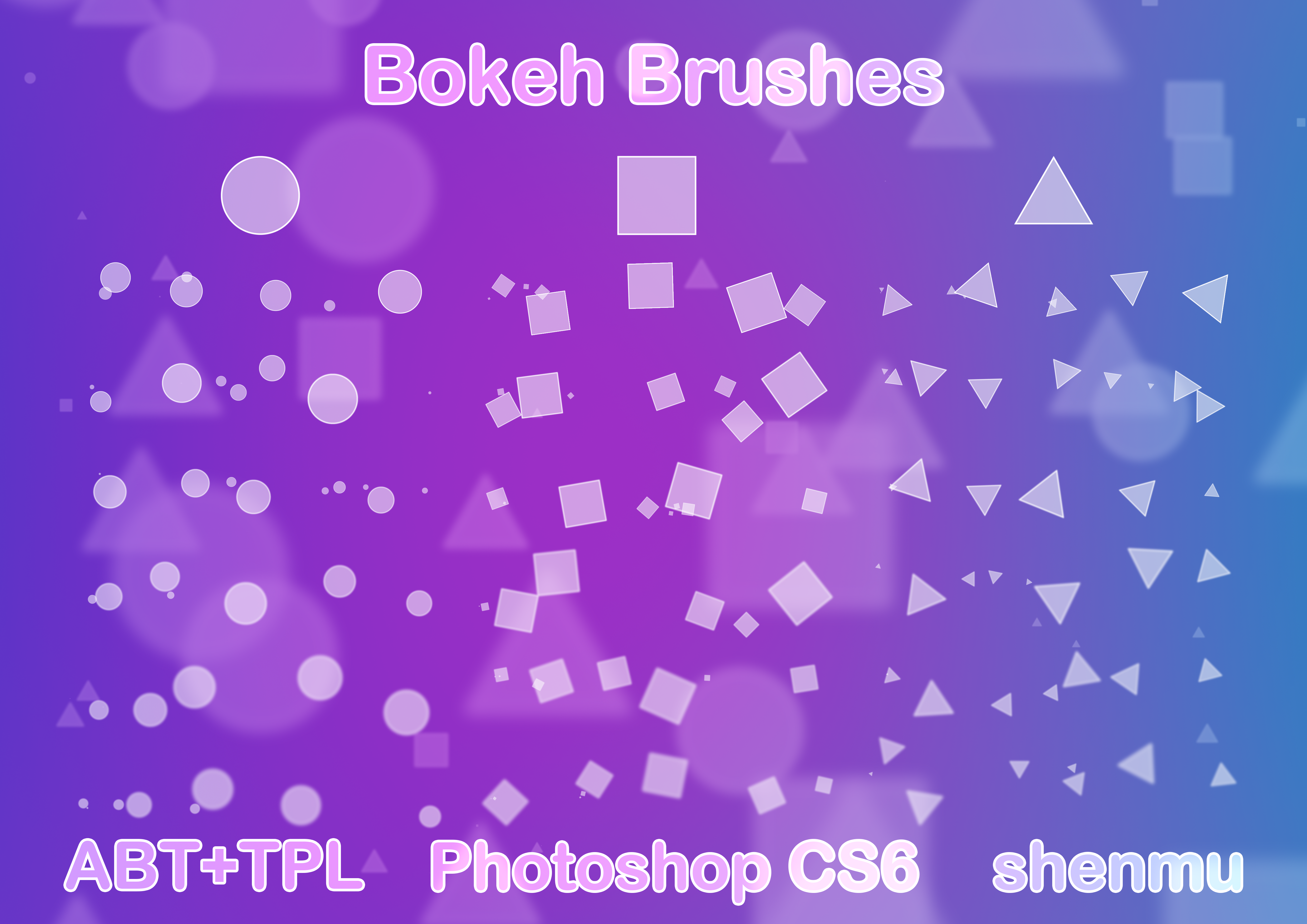Bokeh brushes