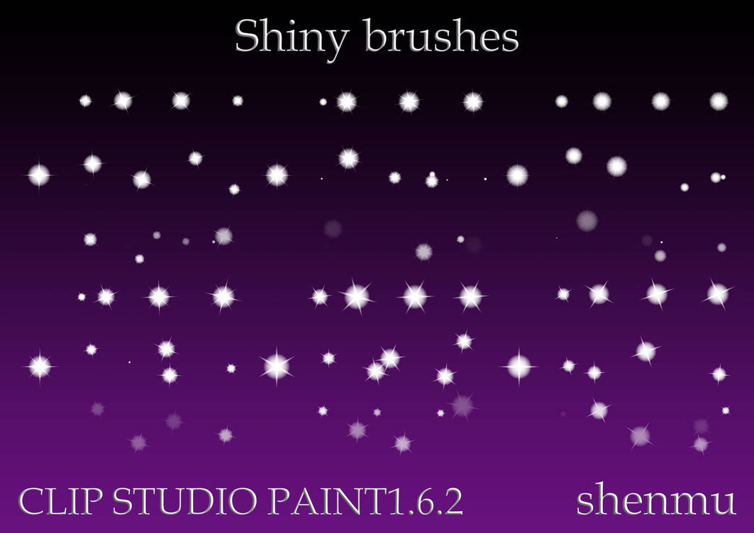 Shiny brushes(CLIP STUDIO PAINT) by hong-hui-lin-shenmu on DeviantArt