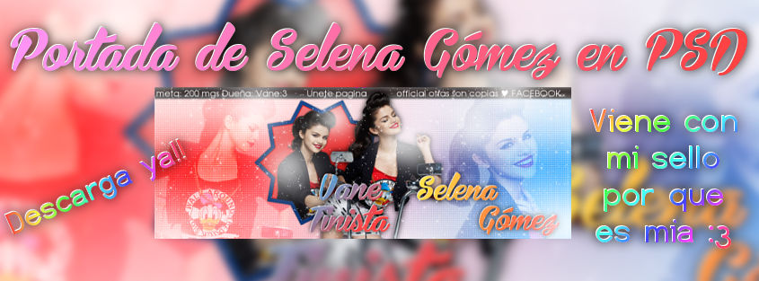 Portada de Selena Gomez en PSD by Vane-Tinista on DeviantArt