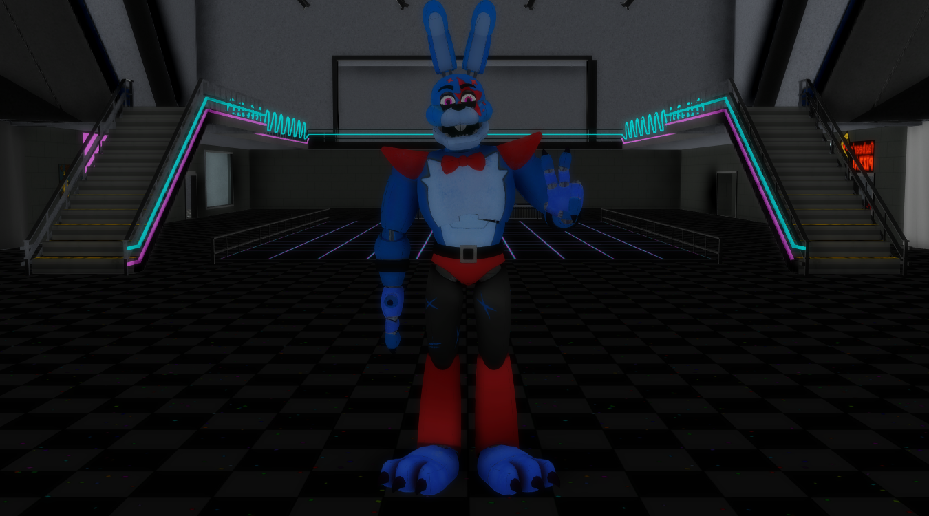 fixxed fnaf Glamrock Bonnie v2 - Download Free 3D model by tybro  (@tybro208) [d422b28]