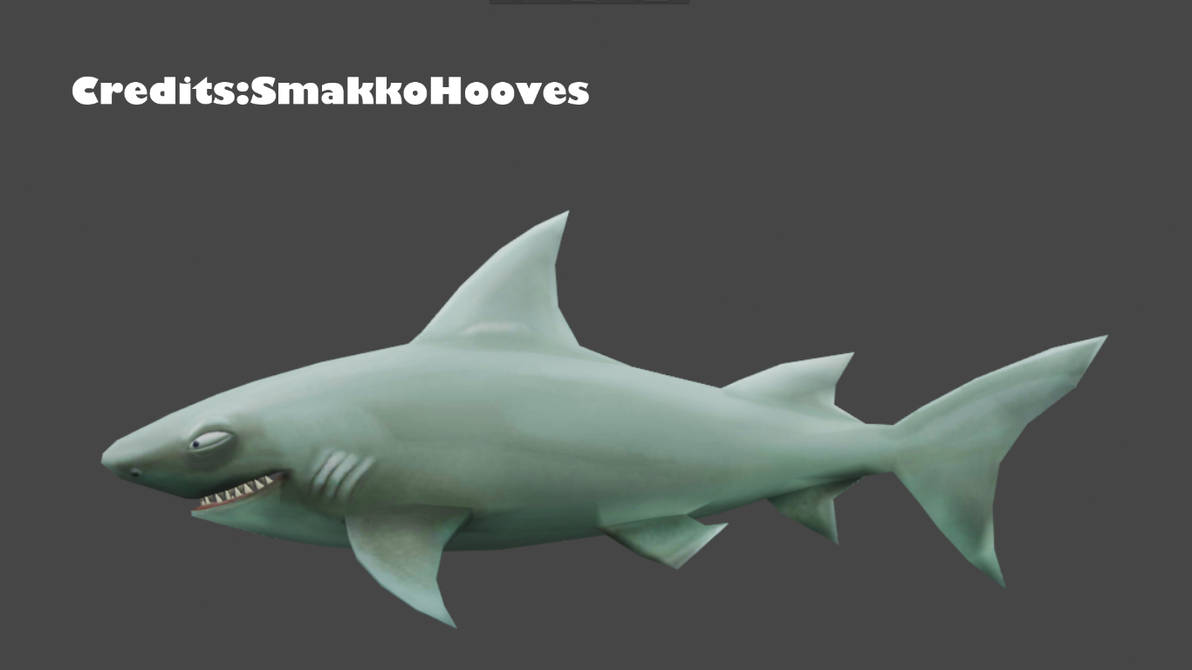 Hungry shark Evolution:Reef Shark OBJ + PNG by Francoraptor2018 on ...