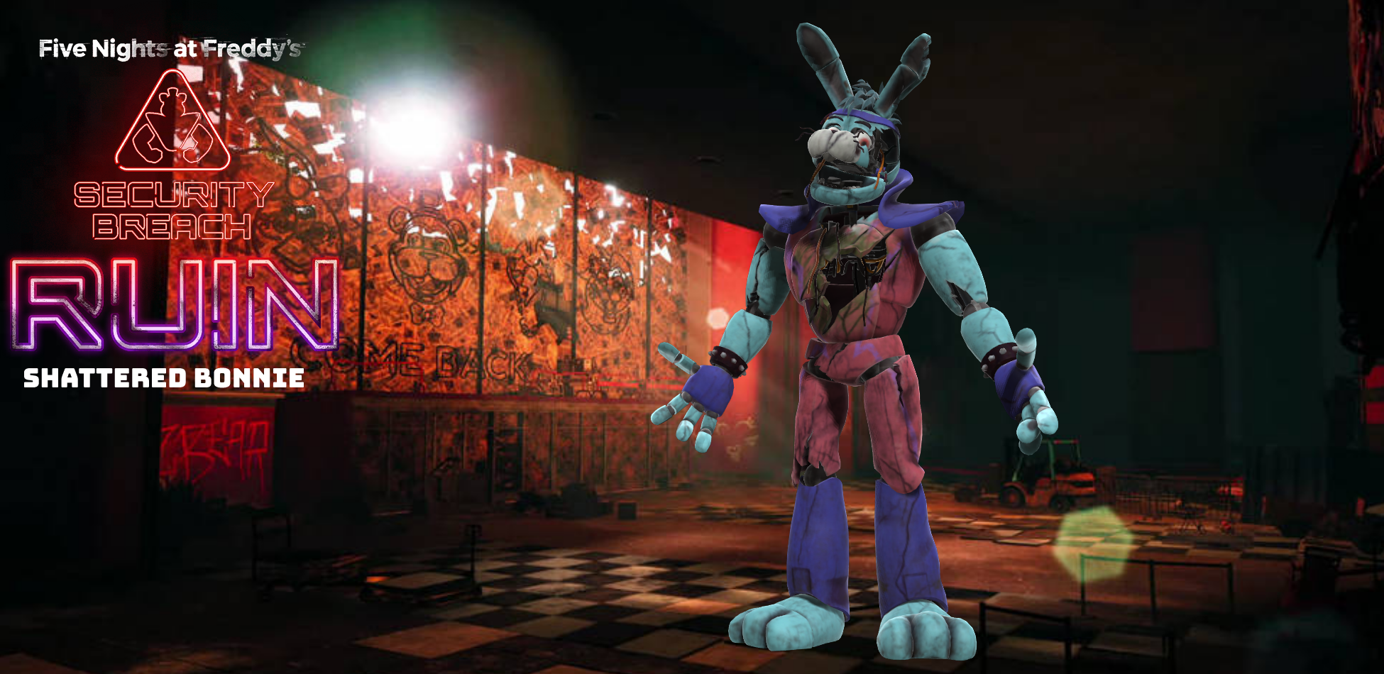 MMD FNAF SB Ruin:Shattered Bonnie + Download by Francoraptor2018 on  DeviantArt