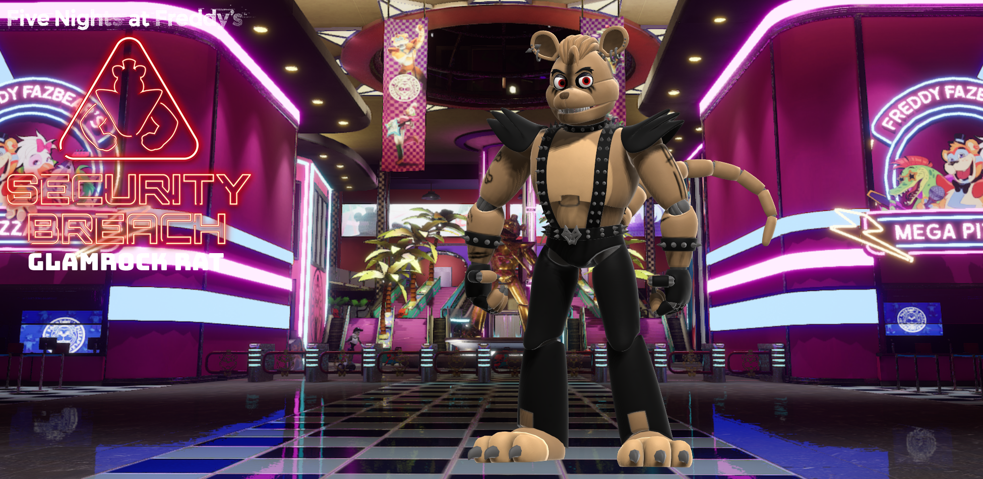 FNAF SB The Glamrock Animatronics Renders V1 by mauricio2006 on DeviantArt