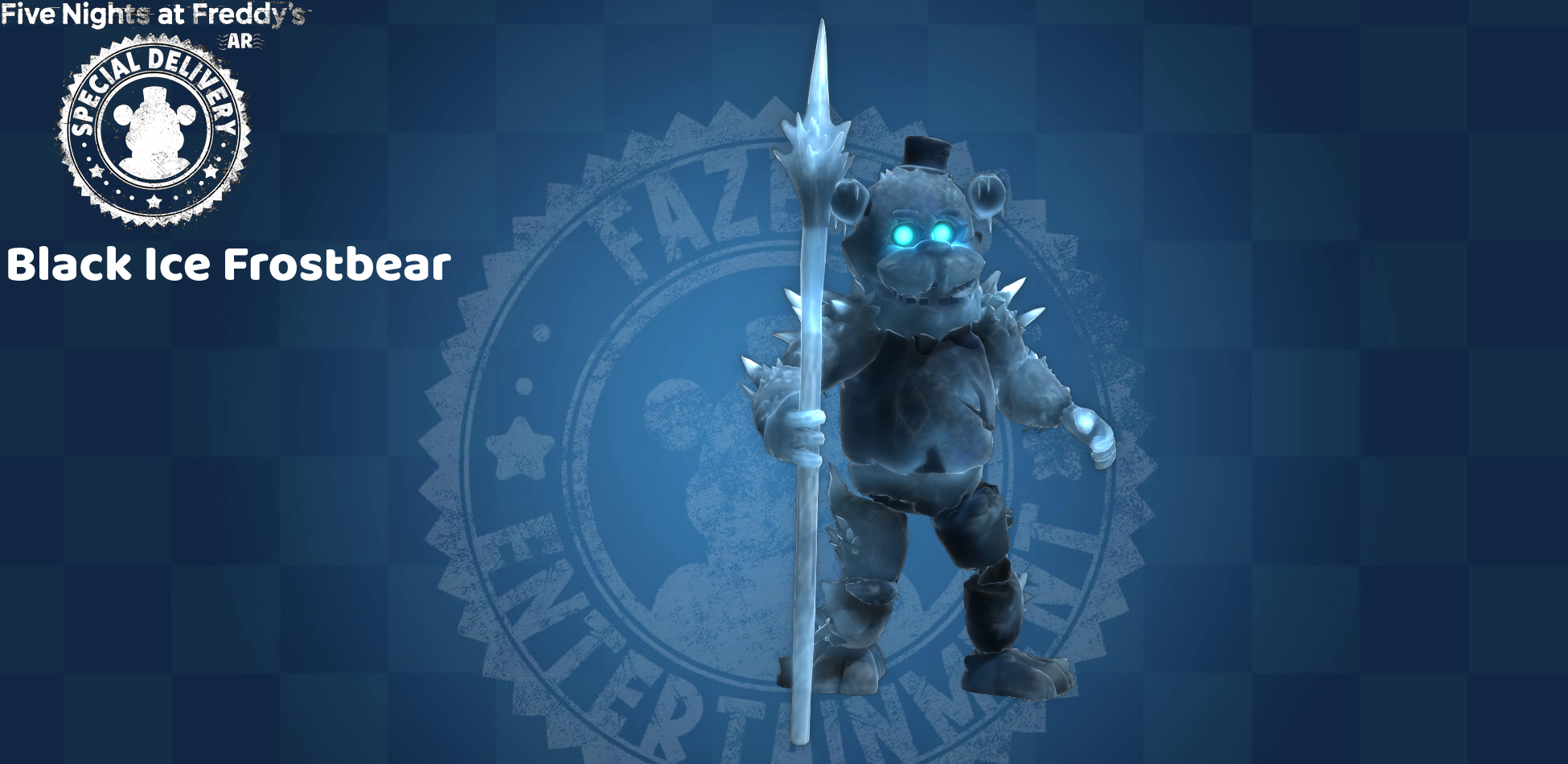 3D file FNAF / FIVE NIGHTS AT FREDDY'S Freddy Frost Bear Black Ice