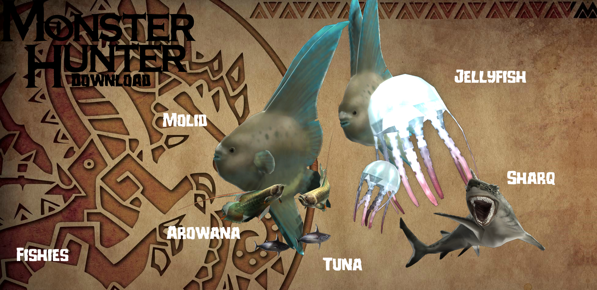 MMD Monster Hunter:Fishies + Download by Francoraptor2018 on DeviantArt