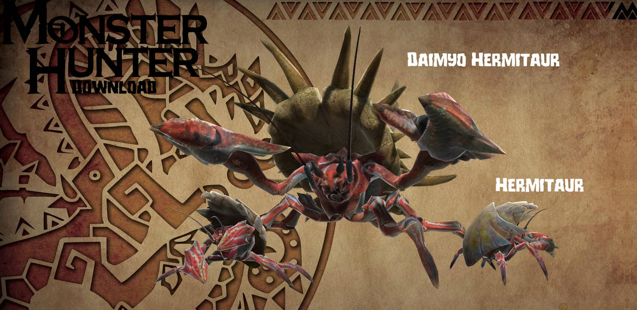 MMD Monster Hunter:Daimyo Hermitaur + Download by Francoraptor2018 on ...