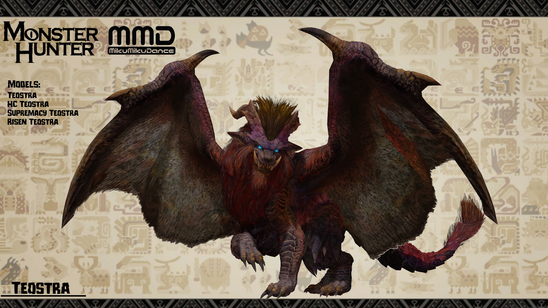 MMD Monster Hunter:Teostra + Download by Francoraptor2018 on DeviantArt