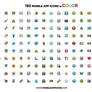 Mobile App Icons in Color