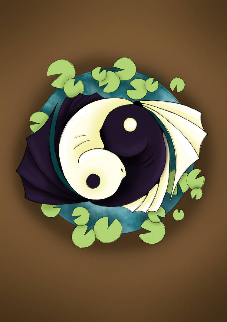 Yin and Yang Fish by MaxFeathers on DeviantArt