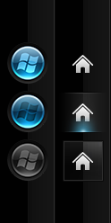 W7Orb Blue and Home +Start Orb by asianlucas