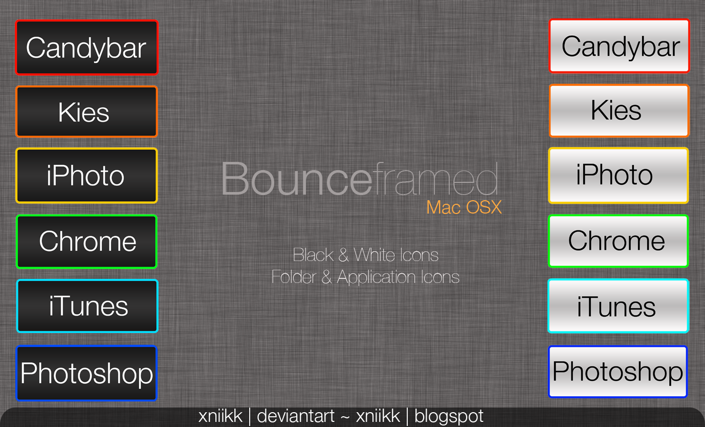 Bounceframed icons