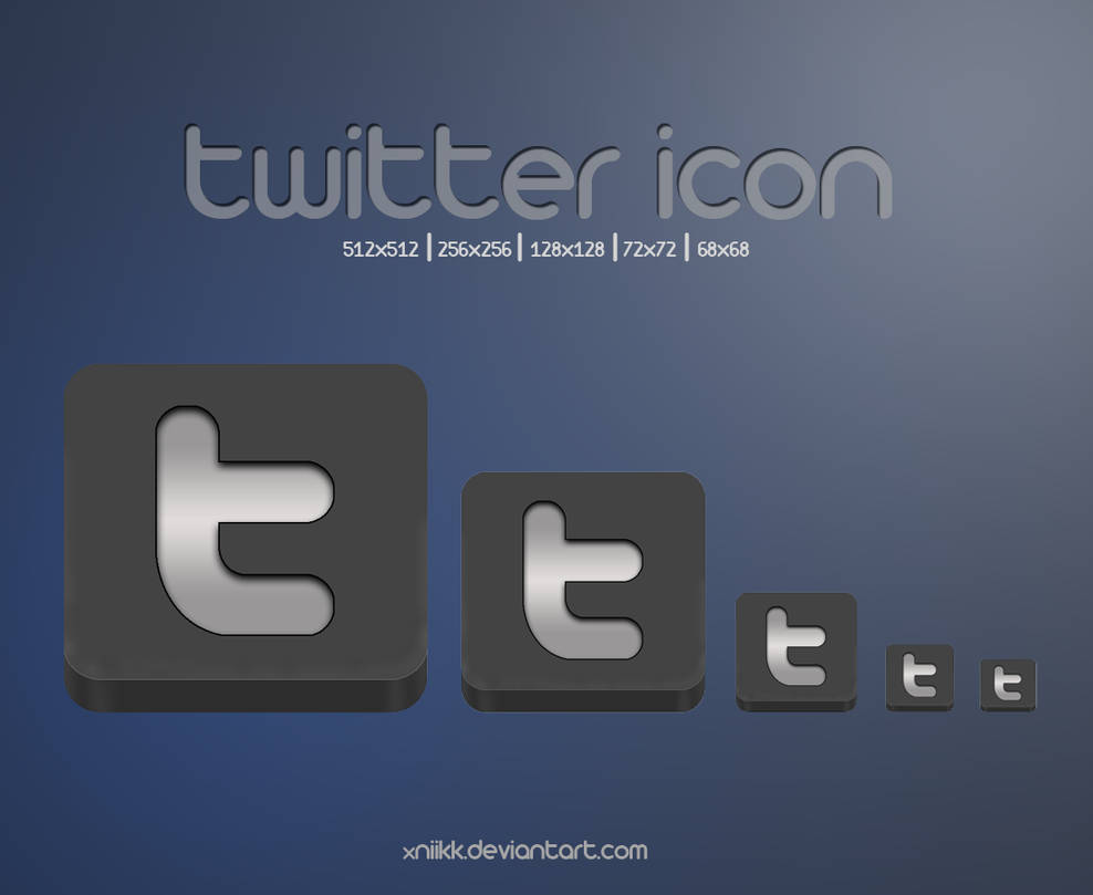 twitter icon by xNiikk on DeviantArt