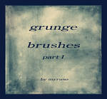 Grunge brushes 1 by Myruso