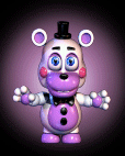 Gif|FNAF6|Funtime Freddy Doll Jump! by YinyangGio1987