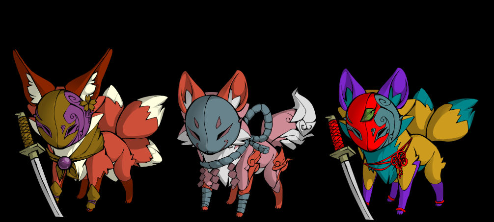 Adoptable fox set 3 [ 3/3 Open] by SnowLillyYukino on DeviantArt