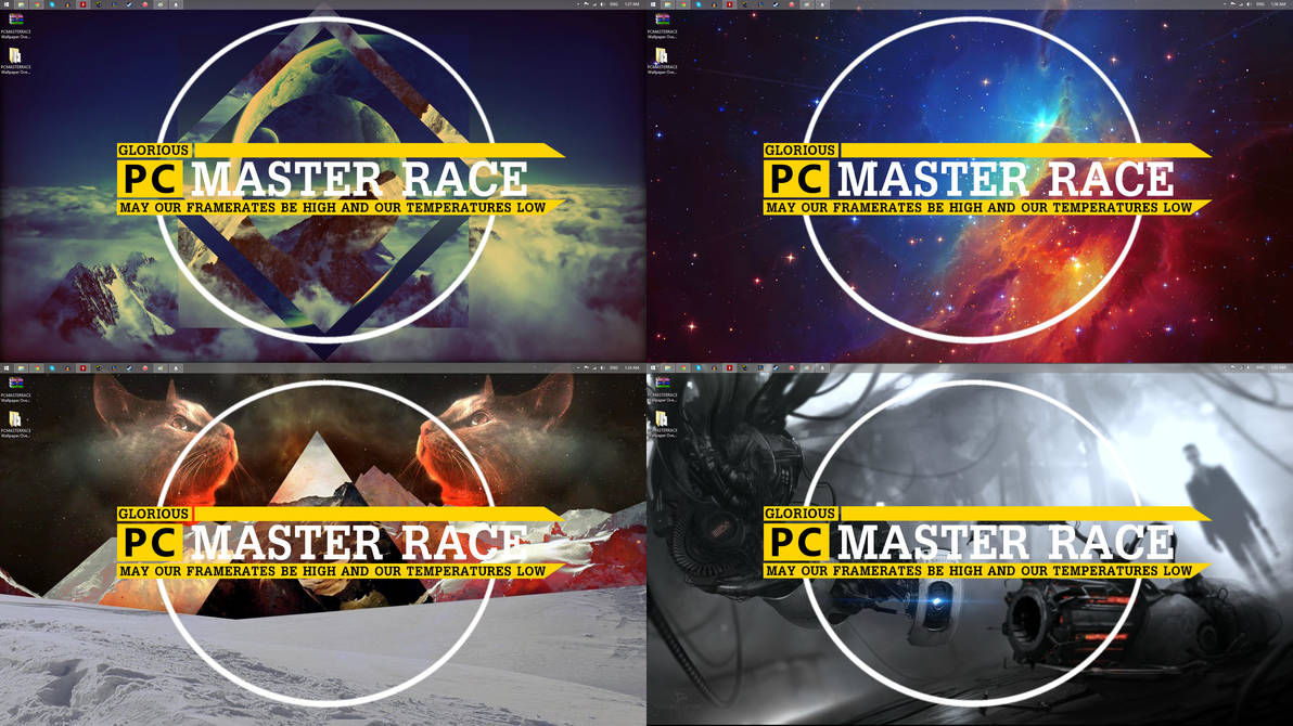 PCMASTERRACE wallpaper Overlay by dagreatjimmy on DeviantArt