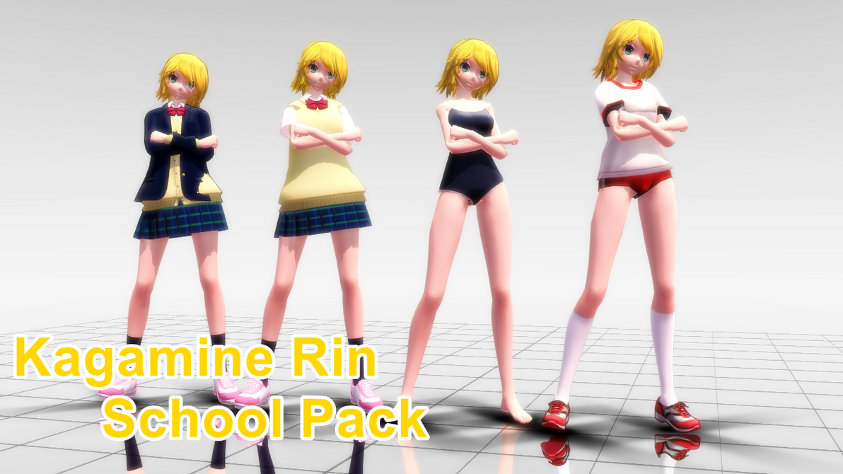 MMD - TDA Rin School Pack - DL by MirageOfGirl on DeviantArt