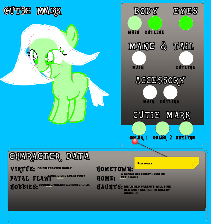 lily of the valley Ref sheet by fluttershyfan2 on DeviantArt