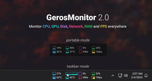GerosMonitor for Rainmeter