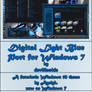 Digital Light Blue for Windows 7