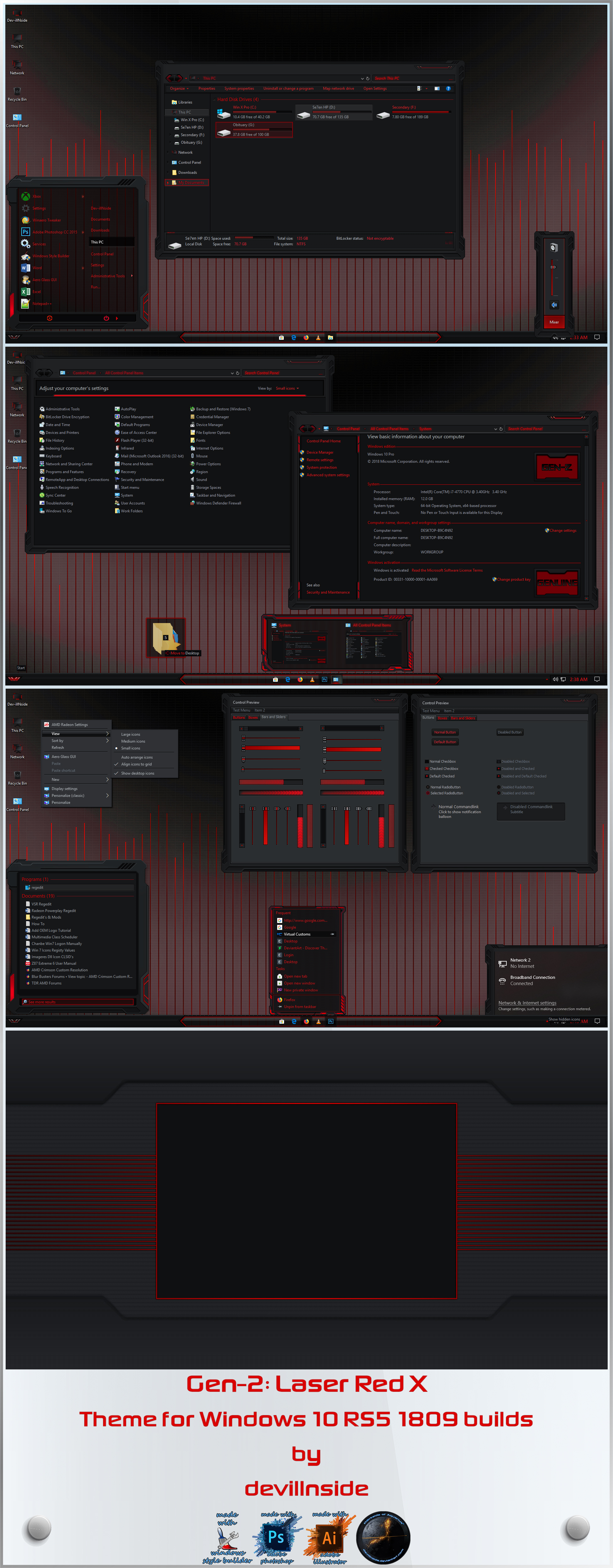 Gen-2 Laser Red X by devillnside